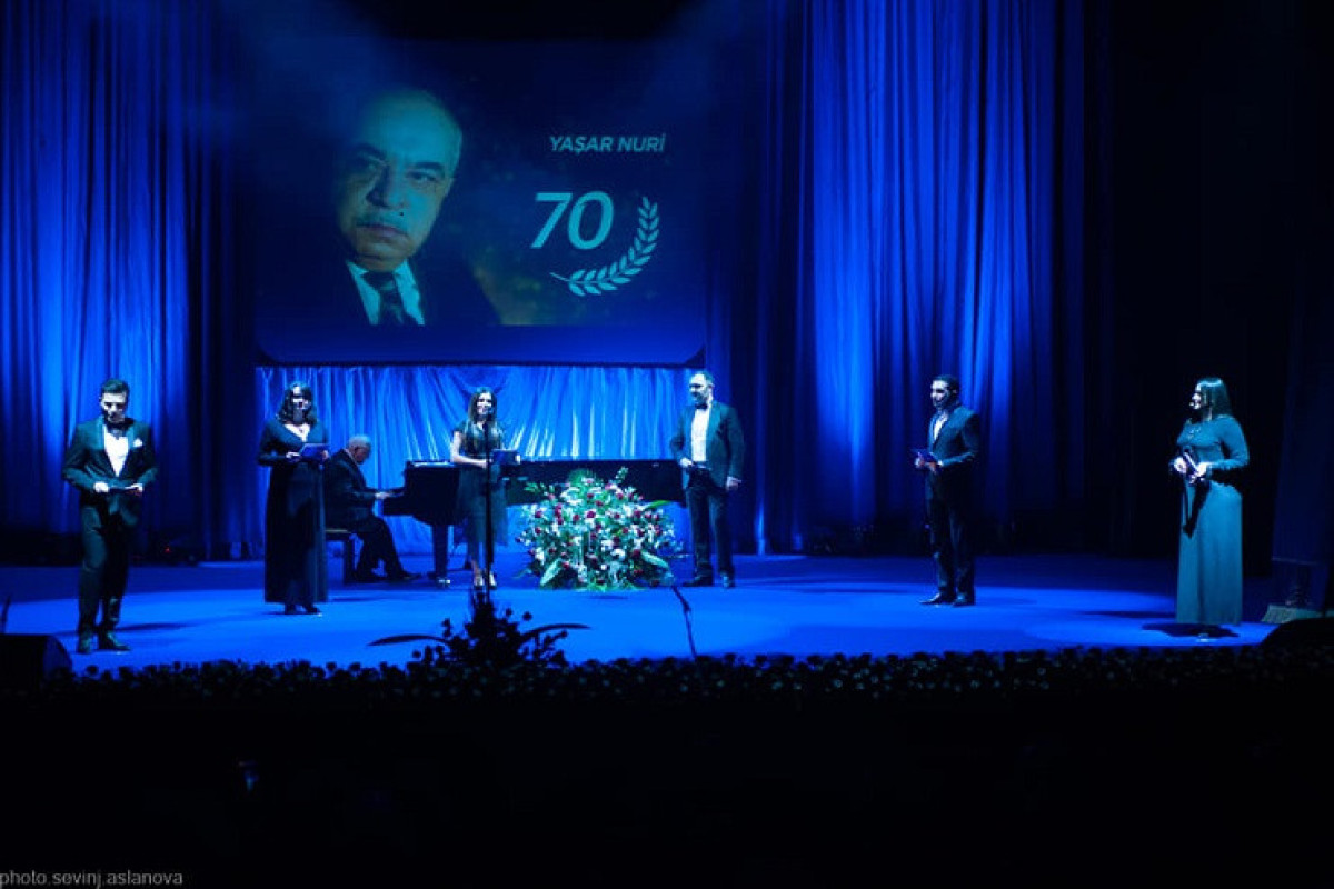 Yaşar Nurinin 70 illik yubileyi keçirildi - Fotolar